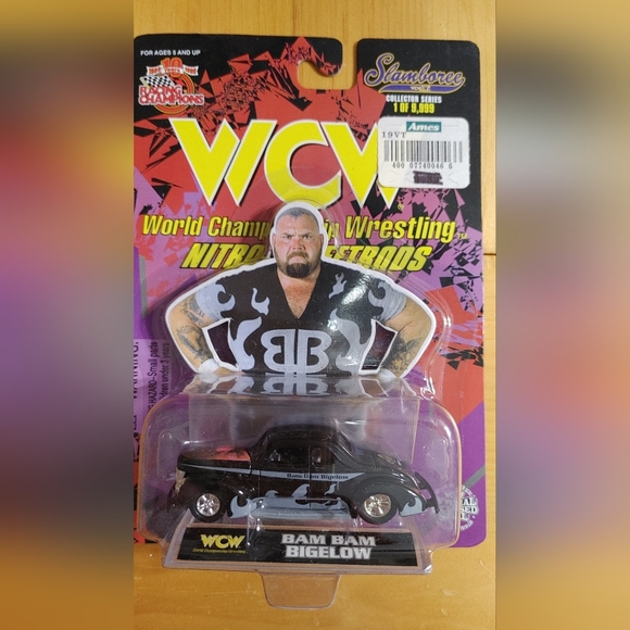 WCW-1999 Bam Bam Bigelow 1940 Ford Nitro-Street Rods Slamboree-Racing Champions - Picture 1 of 2
